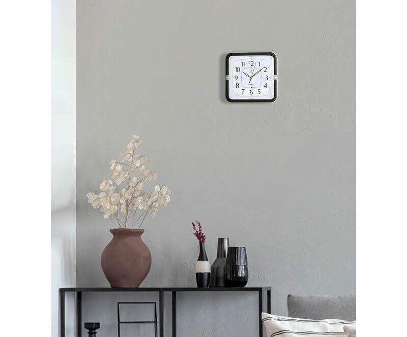 Настенные часы atlantis tld-6138 black