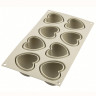 Форма силиконовая для приготовления пирожных cuoricino, 20,5х19,8 см