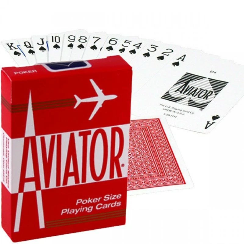 Карты "Аviator Jumbo Index Red"