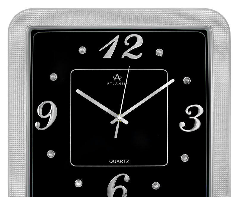 Настенные часы atlantis tld-3661b silver