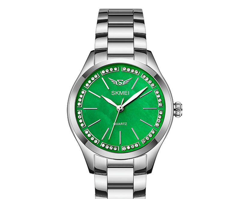 Наручные часы skmei 1964sign silver/green