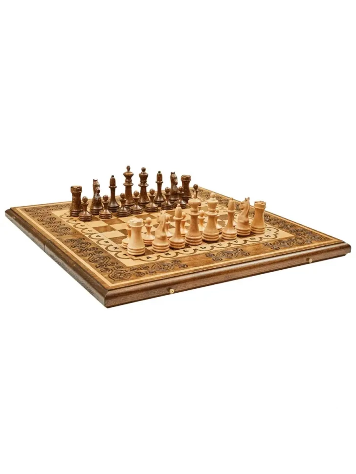 Шахматы + нарды резные "Аида" 50, Mkhitaryan