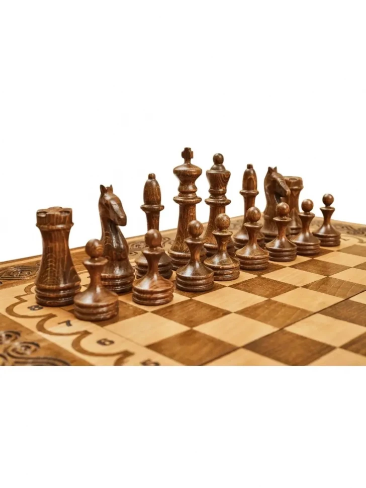 Шахматы + нарды резные "Аида" 50, Mkhitaryan