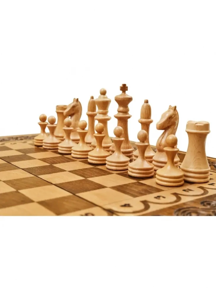 Шахматы + нарды резные "Аида" 50, Mkhitaryan