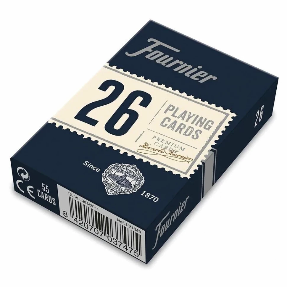 Карты "Fournier no 26 (bridge size) blue"