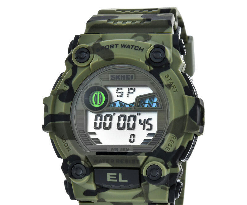 Skmei 1633CMGN army green camouflage
