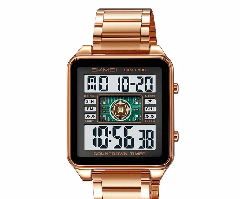 Наручные часы skmei 2136rgwt rose gold/white