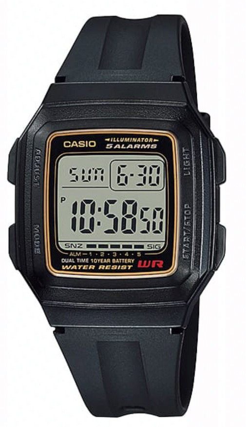 Наручные часы casio   f-201wa-9a