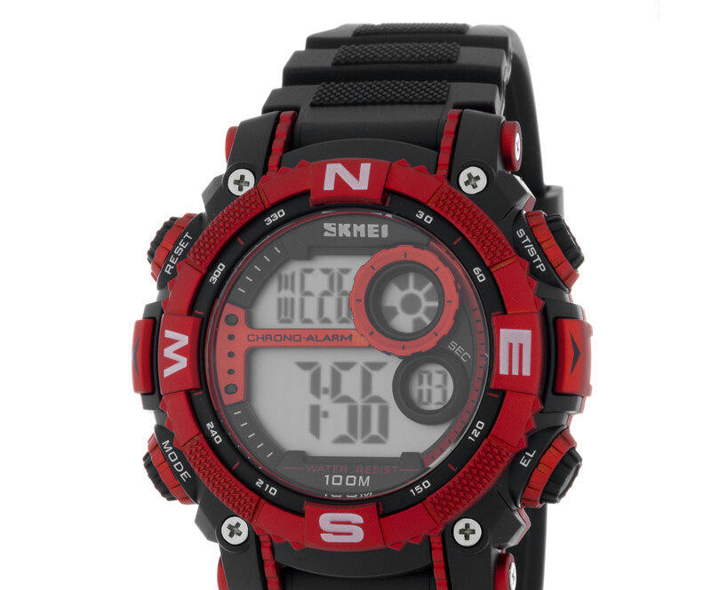 Наручные часы skmei 1887bkrd black/red