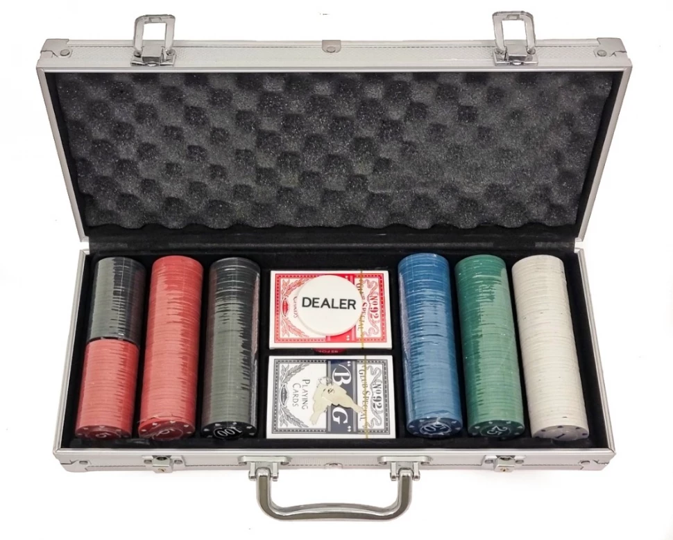 Набор для покера Texas на 300 фишек