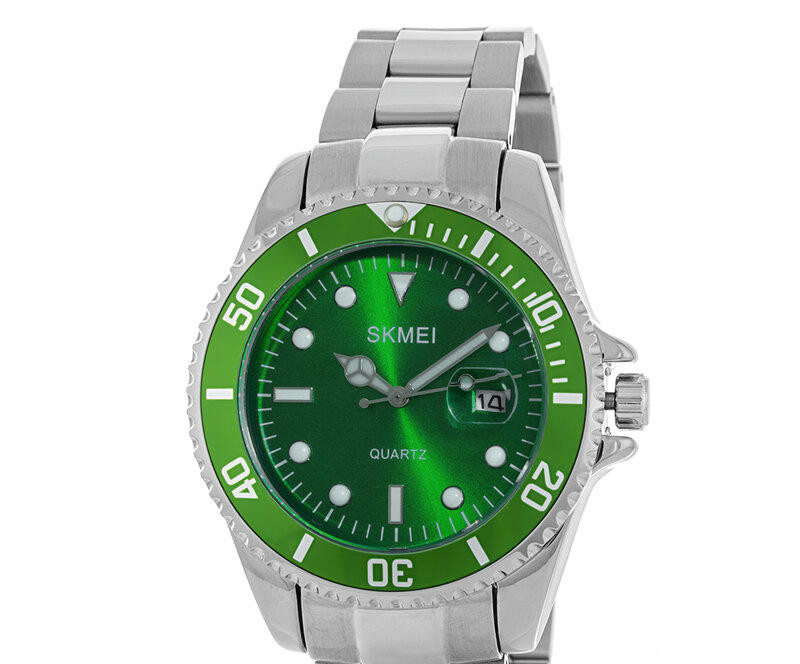 Наручные часы skmei 1779sign silver/green
