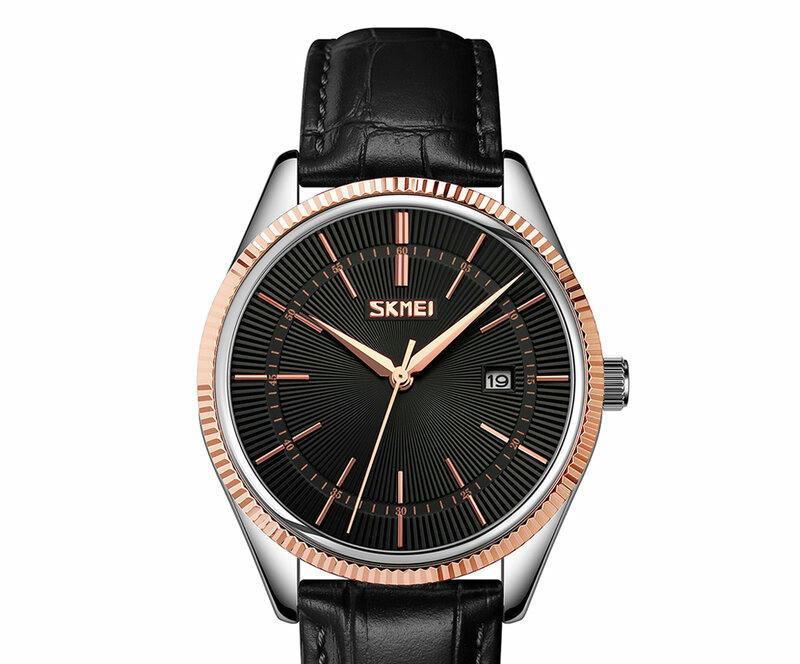Наручные часы skmei 9298trgbk silver/rose gold-black
