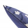 Подушка декоративная темно-фиолетового цвета с принтом Полярный цветок из коллекции scandinavian touch, 45х45 см