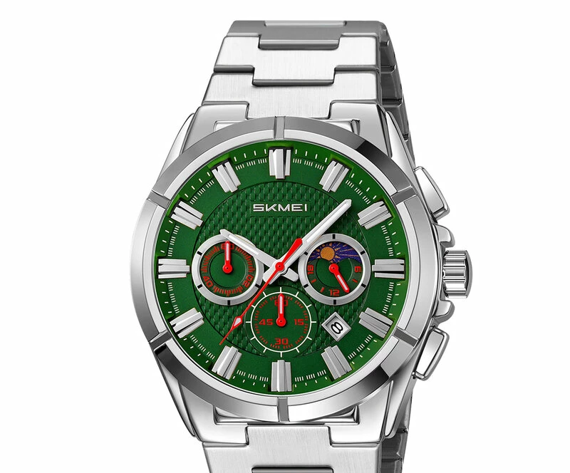 Наручные часы skmei 9355sign silver/green