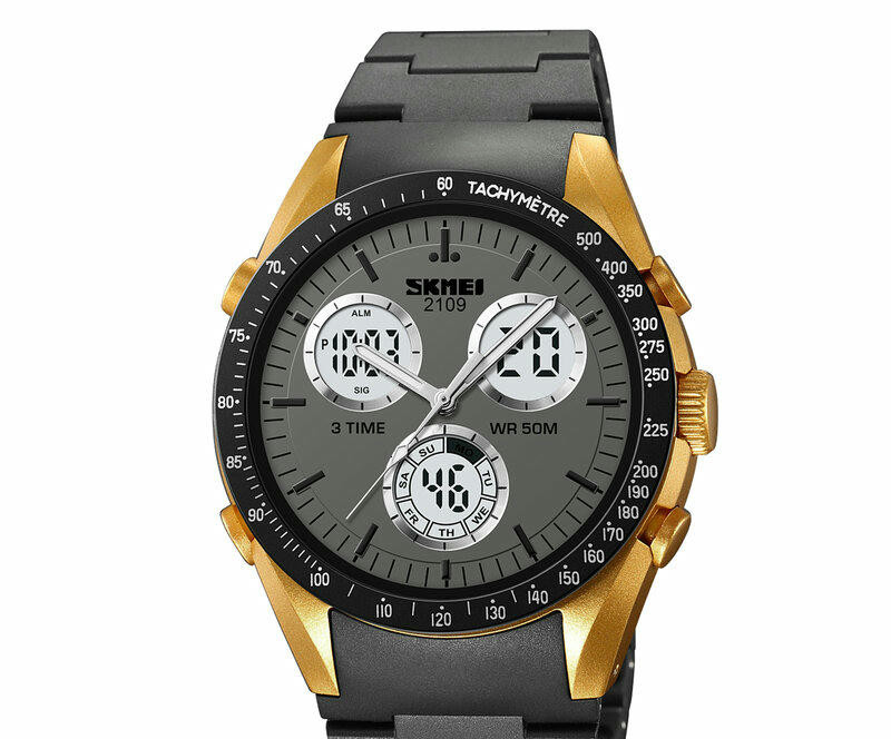 Наручные часы skmei 2109bkgd black/gold