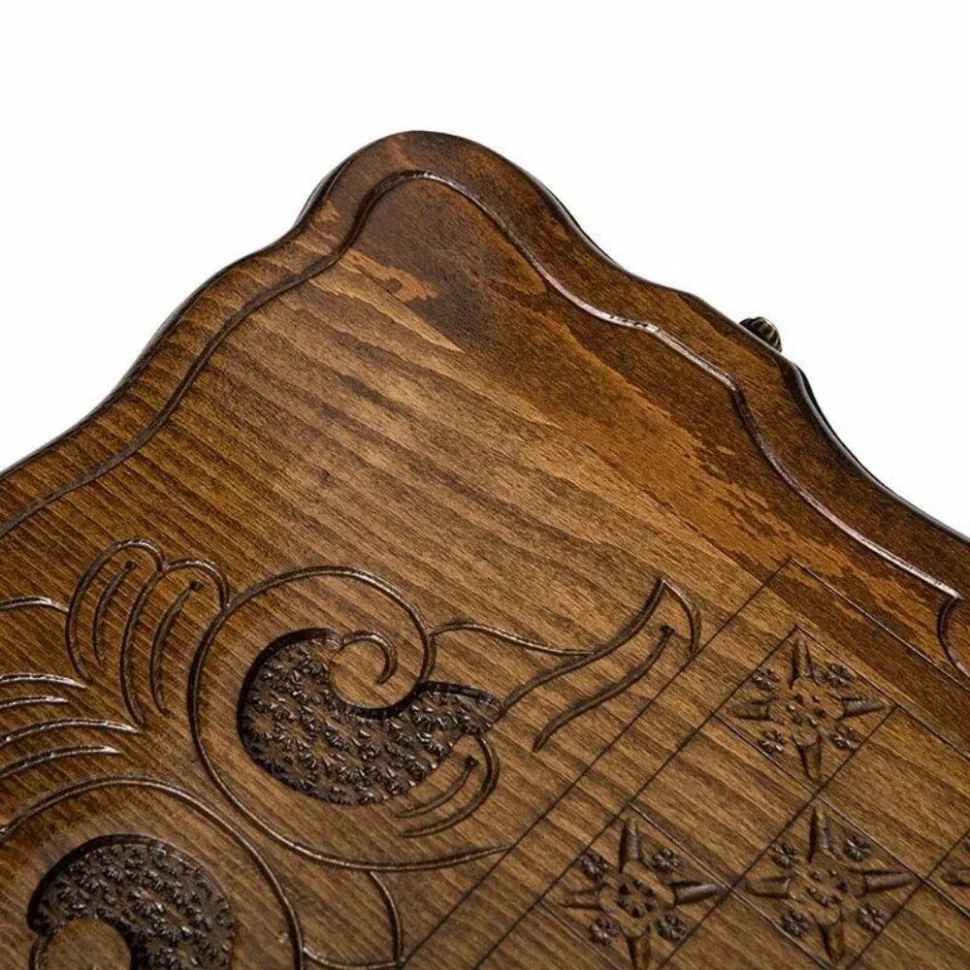 Нарды резные "Эчмиадзин" с ручкой 50, Haleyan