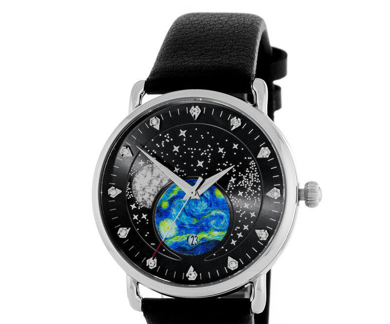 Наручные часы skmei 9283lbk black-leather