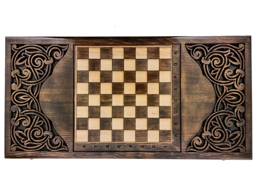 Нарды резные "Армянский узор 8" 60, Ustyan