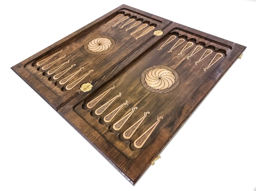 Нарды резные "Армянский узор 8" 60, Ustyan