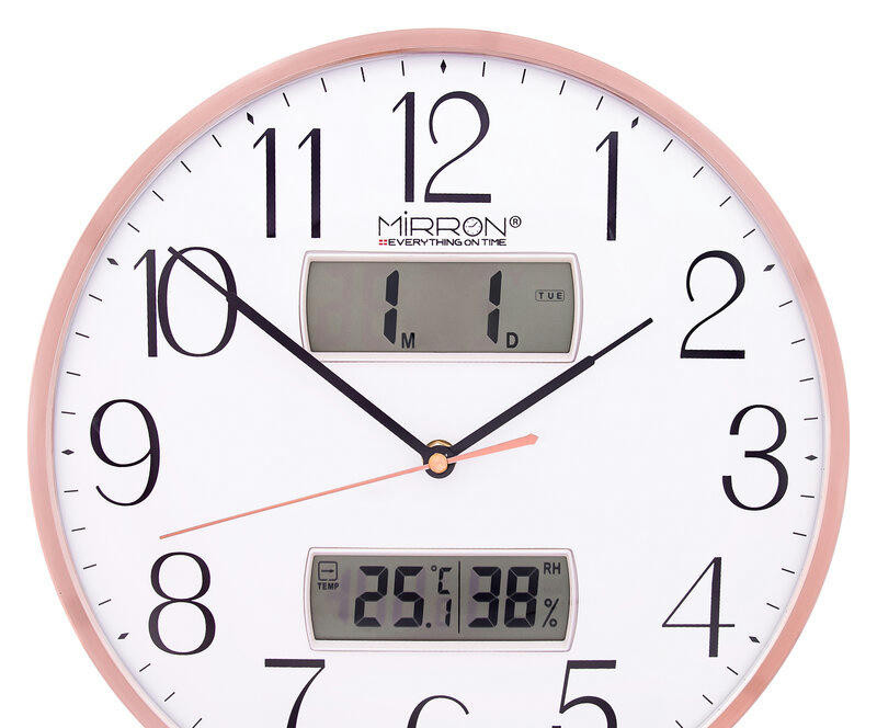 Настенные часы mirron p3264А-2 жк ЗБ