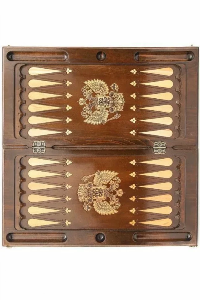 Нарды резные "Герб РФ 1", Simonyan