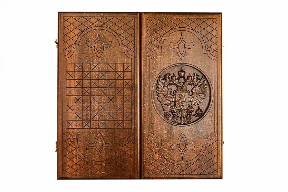 Нарды резные "Герб РФ-2" 50, Ustyan