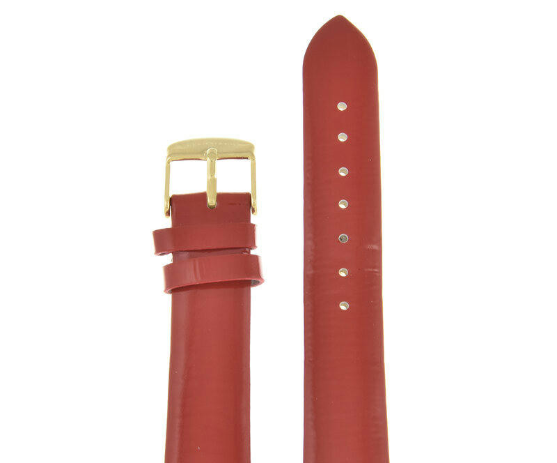 Ремешки maknamara 18 мм алый лак зол заст