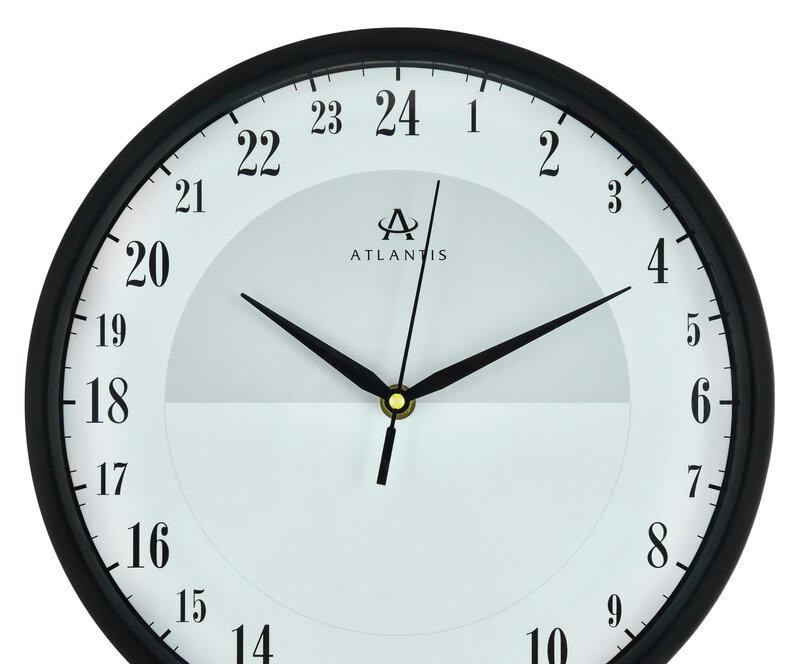 Настенные часы atlantis gd-9530a2 black