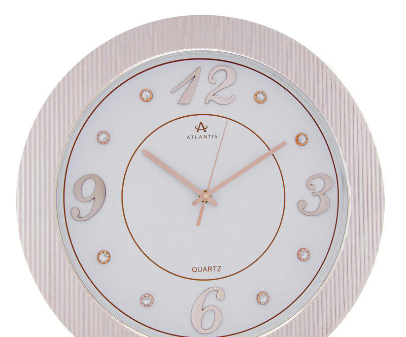 Настенные часы atlantis tld-3657a rose gold