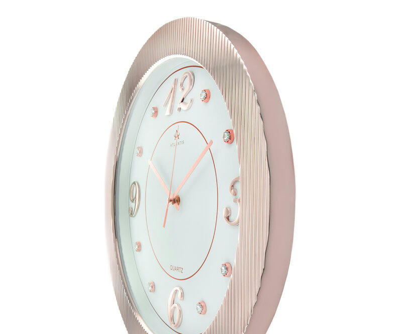 Настенные часы atlantis tld-3657a rose gold