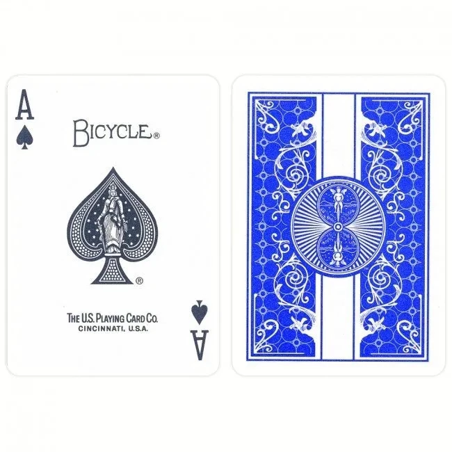 Bicycle Prestige 100% plastic Standard Premium box blue / Байсикл Престиж 100% пластик стандарт Премиум бокс синие