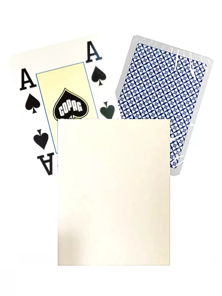 Карты "Copag Poker Tech Art jumbo index blue"
