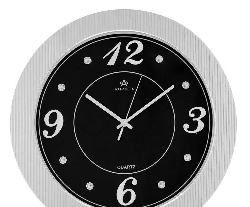 Настенные часы atlantis tld-3657a silver