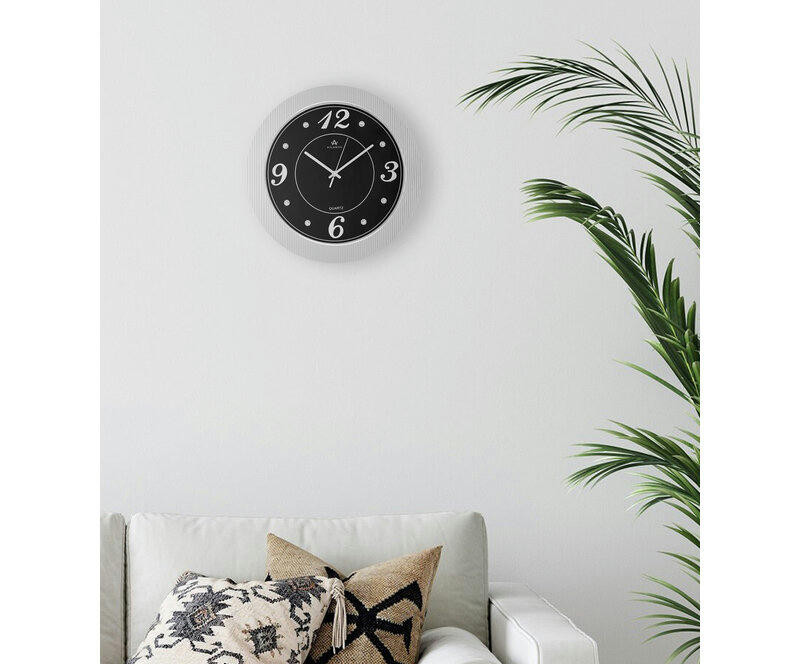 Настенные часы atlantis tld-3657a silver