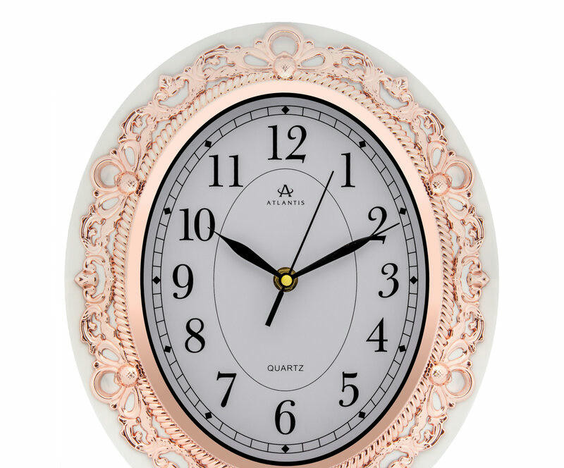 Настенные часы atlantis tld-6932l white