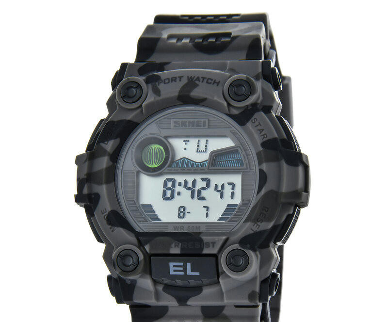 Наручные часы skmei 1633cmgy gray camouflage