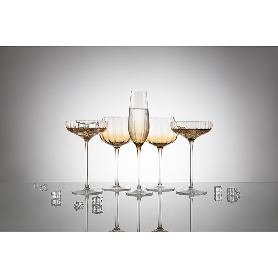 Набор бокалов для шампанского gemma amber, 225 мл, 2 шт.