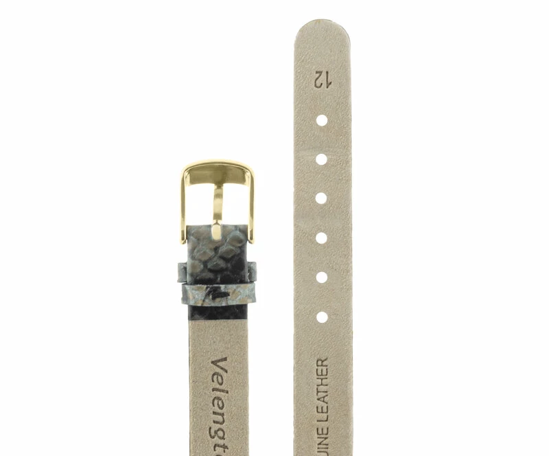 Ремешки velengton 12 сер-чер зел змея