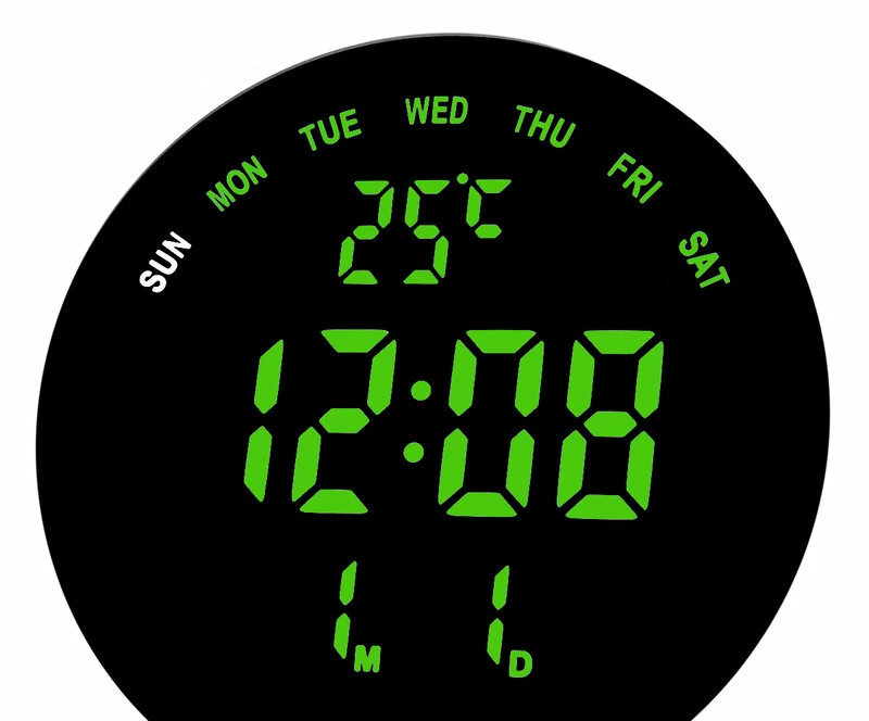 Сетевые часы vst915-4 зел.цифры