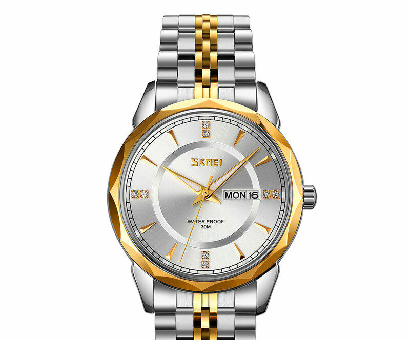 Наручные часы skmei 9268tgdsi silver/gold-silver