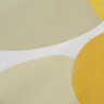 Скатерть из хлопка горчичного цвета с авторским принтом из коллекции freak fruit, 170х250 см