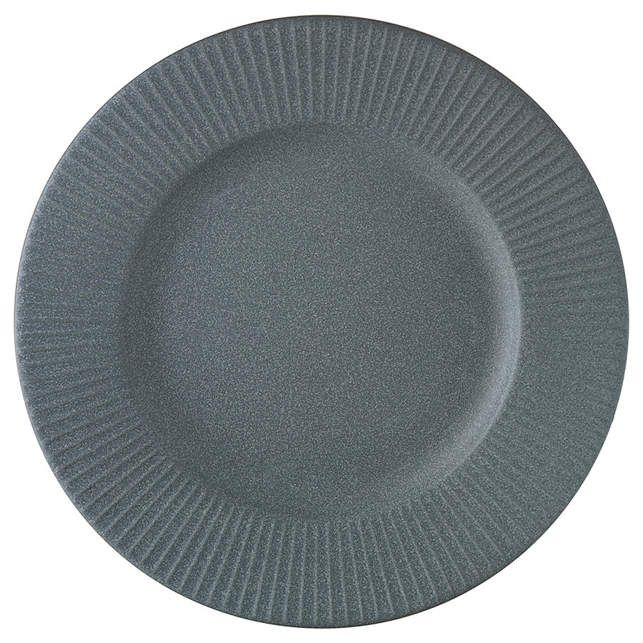 Набор тарелок soft ripples, D21 см, серые, 2 шт.
