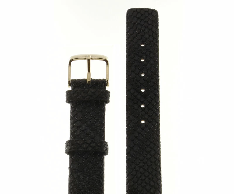 Ремешки velengton 16 чер змея с зол заст