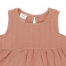 Платье без рукава из хлопкового муслина цвета пыльной розы из коллекции essential 4-5y