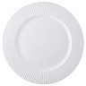 Набор обеденных тарелок soft ripples, D27 см, белые, 2 шт.