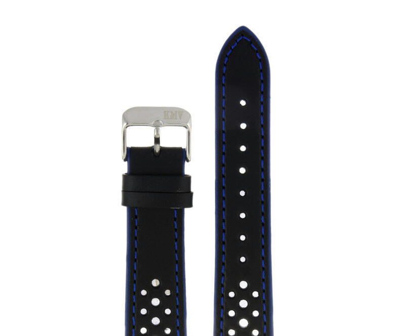 Ремешки "kmv" s-02, 20 р-р, black-blue, l