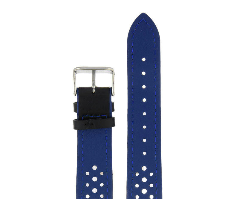 Ремешки "kmv" s-02, 20 р-р, black-blue, l