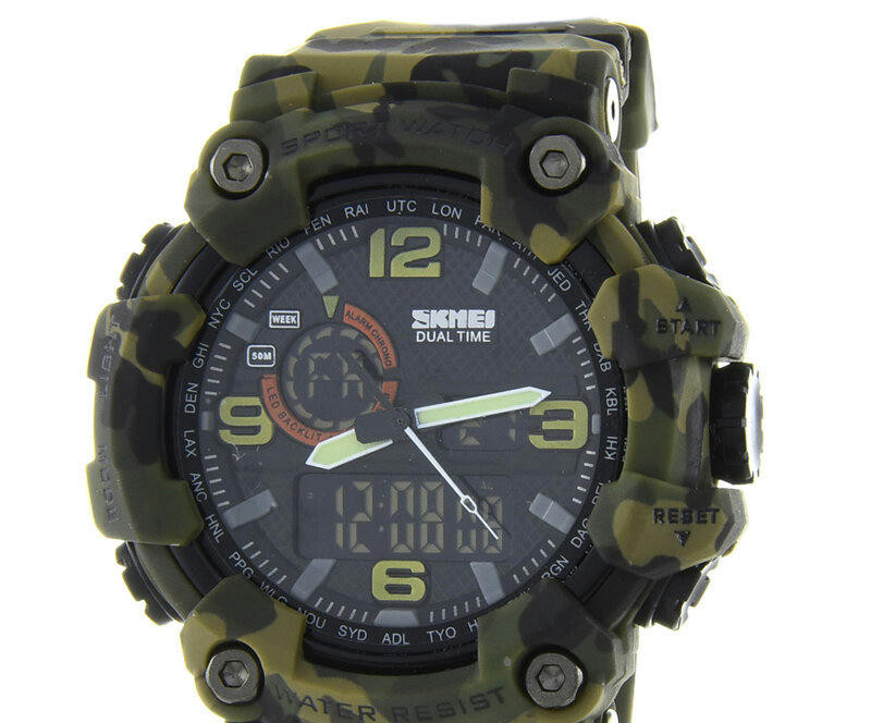 Skmei 1520CMGN camouflage green
