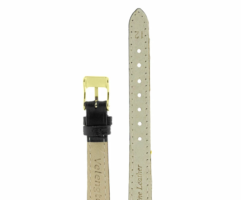 Ремешки velengton 12 черн croco-1 зол.заст