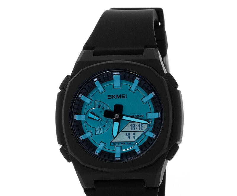 Наручные часы skmei 2091bkbuwt black/blue-white